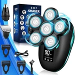 Sakioo Head Shaver, Upgrade 6 In 1 Electric For Bald Men, IPX7 Wa.... Fixed Price $38.99.