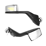Aostirmotor Pair Of Chrome Hood Mirrors With Turn Light Fit For 2000-2015 Vol.... Fixed Price $168.77.