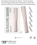 Hiotu Ultrasonic Body Shaver Pink Rechargeable 2-SPEED Exfoliating 5 Heads Women. Fixed Price $30.00.