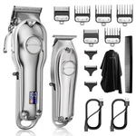 Hair Clippers Cordless Zero Gap Blade Led Display HC596SX Silver Suprent Mens. Fixed Price $114.99.