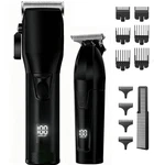 Professional Hair Clippers For Men Beard Trimmers Set Grooming Kit With Lcd D.... Fixed Price $46.01.