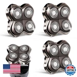 3-PACK Professional Replacement Shaver Heads For Gold/silver/diamond Series. Fixed Price $63.98.