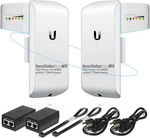 2PACK Outdoor Wireless Ubiquiti LOCOM5 Pre-configured Point To Wifi Bridge. Fixed Price $278.54.