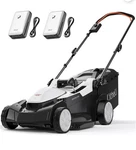 Litheli 18-INCH 40V Brushless Lawn Mower For Garden Yards, Lightweight Cordle.... Fixed Price $135.00.