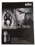 Braun Series 3 Shaver Ad "wear Your Face" 2000S Male Grooming. Fixed Price $7.99.