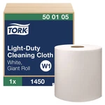 Tork 500105 1-PLY 9" X 12.4" Cleaning Cloth Giant Roll White (1/CARTON) New. Fixed Price $77.45.