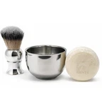Gents Men Traditional Wet Shaving Kit - 3PC Stainless Steel Set Cup Brush Soap. Fixed Price $34.75.