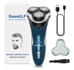 Sweetlf Men's Electric Shaver W/pop-up Trimmer IPX7 Waterproof. Fixed Price $45.99.