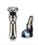 Moosoo Electric Shaver With Clean Station, Wet Dry Waterproof Razors. Fixed Price $95.00.