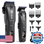 Qqtin Hair Clippers For Men, Cordless Trimmer Cutting With Long Ba. Fixed Price $81.22.