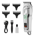 Dongyin Mini Cordless Hair Clippers For Men, Small Size Professional Silver. Fixed Price $16.90.