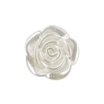 Craftisum Decorative Resin Rose Sewing Ligne 26L, 16MM, 21/32", Pearly. Fixed Price $14.24.