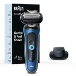 Braun Men's Electric Shaver Series 6 Blue 3 Pc Set Wet Dry Trimmer Gentle. Fixed Price $55.81.