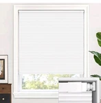 Lazblinds Cordless Cellular Shades, No Tools Drill Blackout Honeycomb. Fixed Price $22.11.