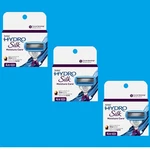 3 Pks Schick Hydro Silk Moisture Care 5 Blades Shaver 4/PACK Total 12 Cartridges. Fixed Price $15.99.