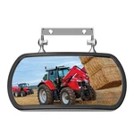 Lifronkit Tractor Mirror, Stainless Steel Rearview And Screw-on Red. Fixed Price $23.23.