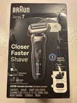 Braun Electric Shaver Series 7177CC, Wet & Dry +body Groomer, Smartcare Center. Fixed Price $76.49.