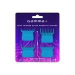Gamma+ Wide Trimmer Blade Set Of 4 Single Magnet Guards Barber Stylist Gpwmtg. Fixed Price $22.50.