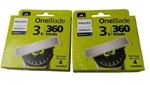 Philips Norelco Oneblade 360 Replacement Shaver Heads 2 Packs Total. Fixed Price $43.50.