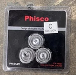 Phisco Electric Shaver Razor PH-BC09 Replacement Heads New Nwt Facial Cosmetic. Fixed Price $13.00.