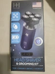 & HOTTER4 1 Rechargeable Cordless Electric Head Shaver Grooming Kit. Fixed Price $29.99.