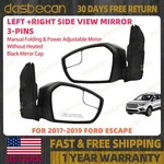 Left + Right View Mirror Ford Escape 2017-2019 Power Glass Manual Folding. Fixed Price $201.06.