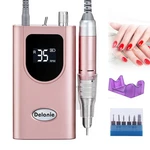 Delanie Electric Nail Drill Professional 35000 Rpm Rechargeable Portable E-fi.... Fixed Price $150.75.
