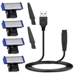 4PCS Linmei Solo Replacement Heads+usb CHARGER+2 Clean Brushes. Fixed Price $20.41.
