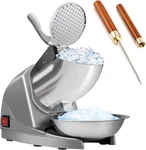 Ice Crusher Shaver Blades With Pick 286LBS/HR Snow Cone Machine 380W. Fixed Price $103.77.