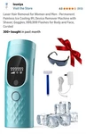 Laser Hair Removal For Women And Green Home Use. Fixed Price $32.21.