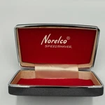 Norelco Speedshaver Electric Razor Travel Case Vintage Black Textured Logo Box. Fixed Price $26.00.
