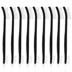 Double-ended Nylon Cleaning Brushes Set Of 9 Black & White Plastic Handles. Fixed Price $14.70.