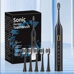 IPX8 Sonic Electric Toothbrush, Usb Direct Charging, With Replaceable Heads. Fixed Price $16.42.