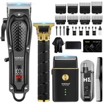 Hiena Hair Clippers For Men Professional, Cordless Barber Black. Fixed Price $61.82.