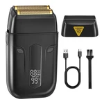Hiena Professional Reciprocating Electric Shaver For Men, Cordless Black. Fixed Price $39.90.