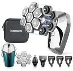 Kensen 7D Head Shaver, 6 In 1 Bald Shavers For Men, Electric Razor Led. Fixed Price $52.98.