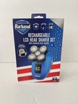 Barbasol Rechargeable Lcd Head Shaver Set W/stainless Steel Blades CBT1-9000-SIG. Fixed Price $25.00.