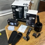 Braun Series 7 Wet & Dry Shaver With Smartcare Center - Black. Fixed Price $84.00.