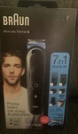 MGK5245 Braun 7-IN-1 Beard, Hair, Detail Trimmer, Rechargeable, New. Fixed Price $45.00.