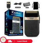 Men Electric Shaver Trimmer Rechargeable Portable Razor Kemei KM-2026. Fixed Price $21.48.