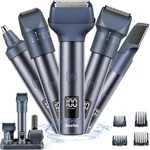 Beard Trimmer For Men, Professional 5-IN-1 Hair Clippers With 20 Precision Di.... Fixed Price $46.79.