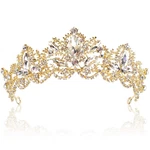 Exacoo Gold Wedding Tiaras And Crowns For Women,rhinestone Queen Pri. Fixed Price $15.92.