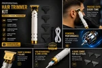 Vintage T9 Barbeador Gold Silver Beard Hair Trimmer Cutter Machine For Men. Fixed Price $18.50.