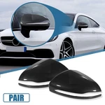 Pair Car Rear View Mirror Covering Cap Black For Mercedes Benz 2015-2019. Fixed Price $39.99.