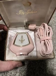 Vtg Lady Sunbeam Shavemaster Electric Shaver No. LS-4A Pink Shell Shape Works. Fixed Price $19.00.