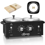 Warmer Removal Wax Machine Double Pot 1200ML Black Whsl Hair Professional Home. Fixed Price $89.99.
