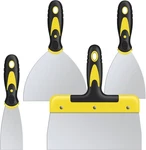 Dekeones Putty Knife Set, 4PCS Stainless Steel Scraper Paint Tool With Comfortab. Fixed Price $24.83.