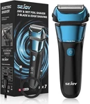 Electric Razor For Men, Wet & Dry Foil Shaver With 3-BLADE Edge Shaving Area,. Fixed Price $188.65.