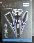 Waikil 3-IN-1 Rechargeable Elec. Shaver Men Grooming Kit Hair, Nose &beard. Fixed Price $17.09.