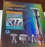Hatteker HT-6198 Trimmer 4-HEAD Waterproof Cordless Led Display Rechargeable. Fixed Price $15.00.